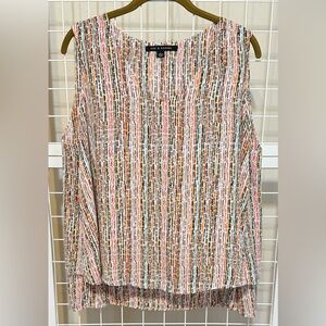 Zac & Rachel Sleeveless Women’s Layered Top Size Large